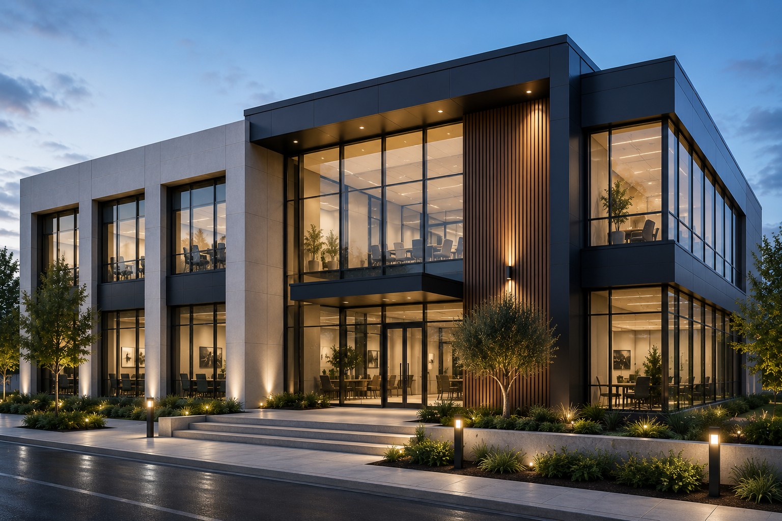 Commercial and industrial construction in Dubai
