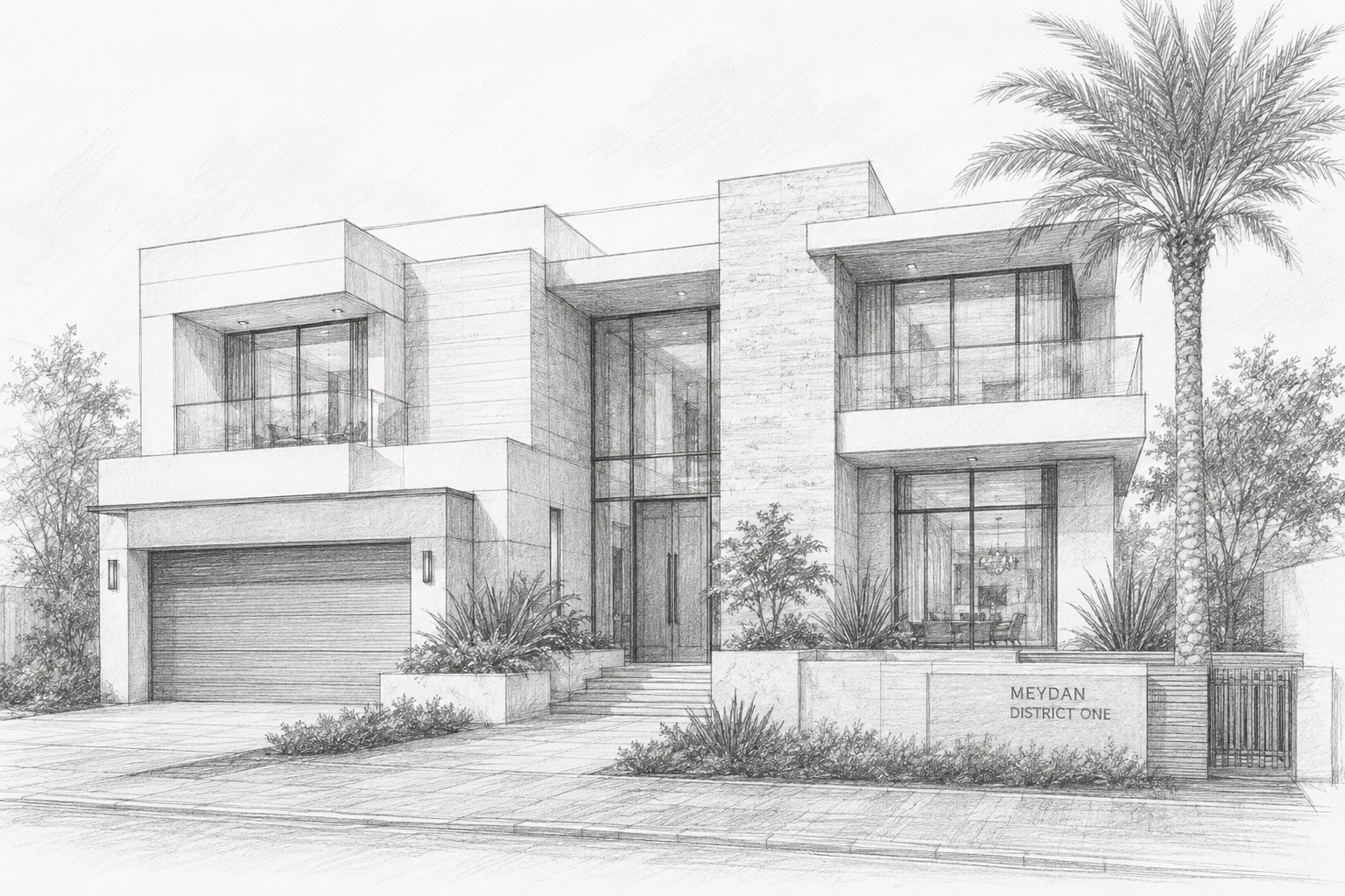 Proposed villa extension in Meydan One