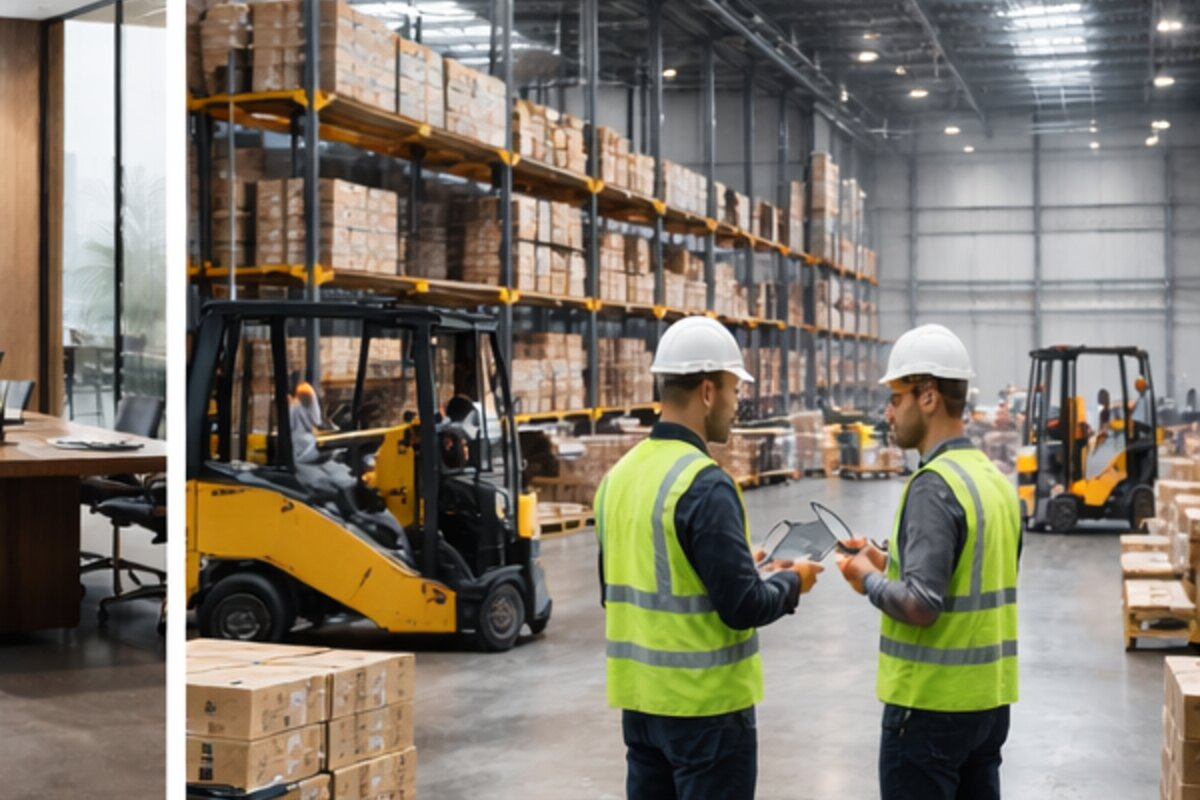 Proposed mezzanine inside JAFZA warehouse